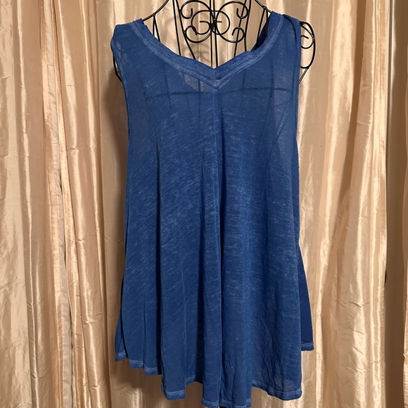 Free People Tissue Tee Tank - Picture 1 of 4